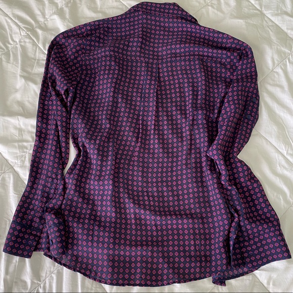 Express the portofino patterned button down shirt S - Picture 2 of 5